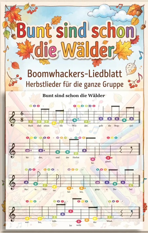 Cover des Materials „Bunt sind schon die Wälder“ von Robert Koegler bei eduki