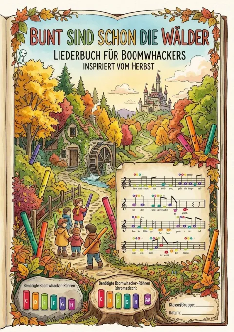 Cover des Materials „Bunt sind schon die Wälder“ von Robert Koegler bei eduki