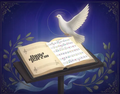 Cover des Materials „Dona nobis pacem“ von Robert Koegler bei eduki