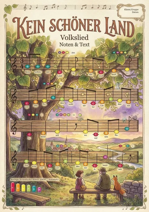 Cover des Materials „Kein schöner Land“ von Robert Koegler bei eduki