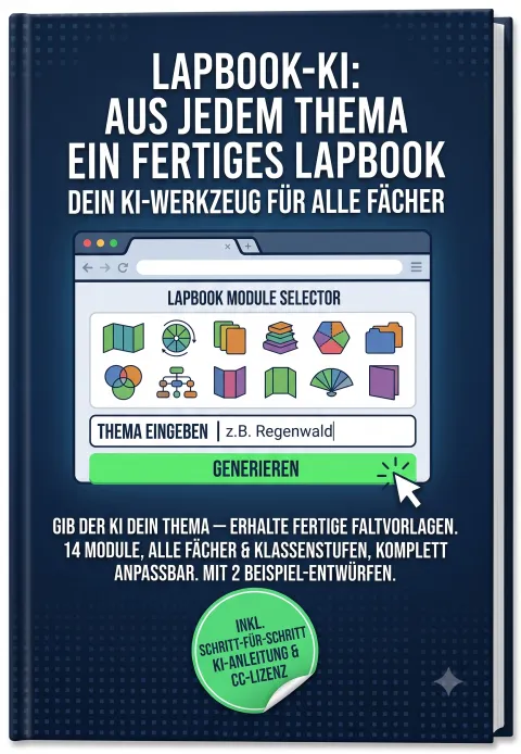 Cover des Materials „Lapbook-Generator: aus jedem Thema ein fertiges Lapbook“ von Robert Koegler bei eduki