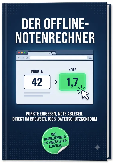 Cover des Materials „Notenrechner“ von Robert Koegler bei eduki