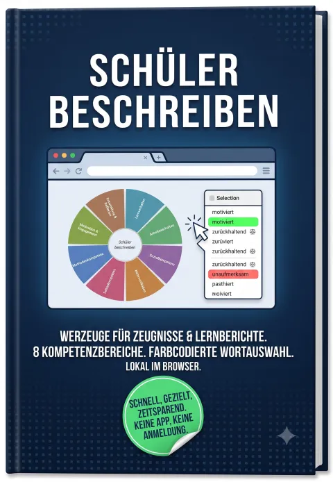 Cover des Materials „Schüler beschreiben: Wortrad“ von Robert Koegler bei eduki