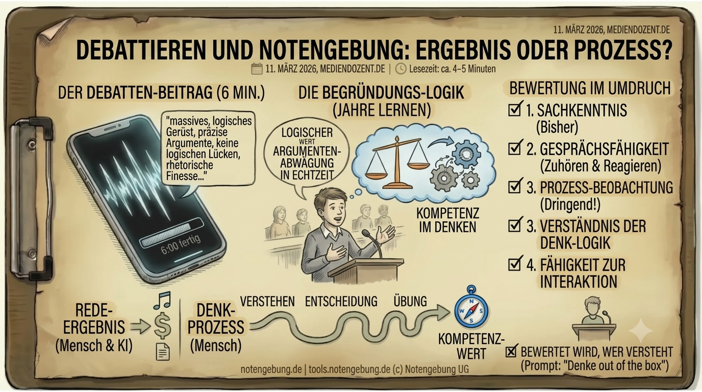 Debattieren auf dem Prüfstand